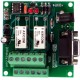 RS-232 2-Channel DPDT Relay Controller with Serial Interface